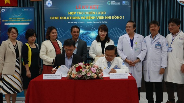 Gene Solutions và Bệnh viện Nhi Đồng I ký kết hợp tác chiến lược để cải thiện chất lượng chăm sóc sức khỏe trẻ em- Ảnh 1.