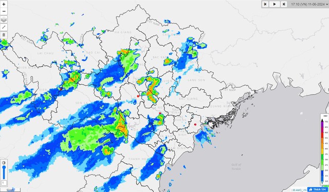 Bắc Bộ mưa to, Hà Nội lại có nguy cơ mưa xối xả- Ảnh 2.