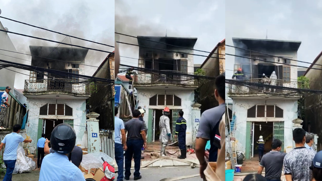 Cháy nhà tại Thanh Trì, người dân xông vào đám lửa cứu tài sản- Ảnh 2.