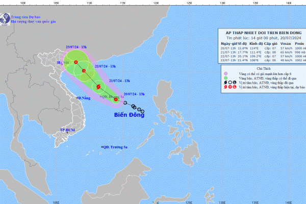 Áp thấp nhiệt đới mạnh lên thành bão, chuẩn bị các phương án ứng phó- Ảnh 2.