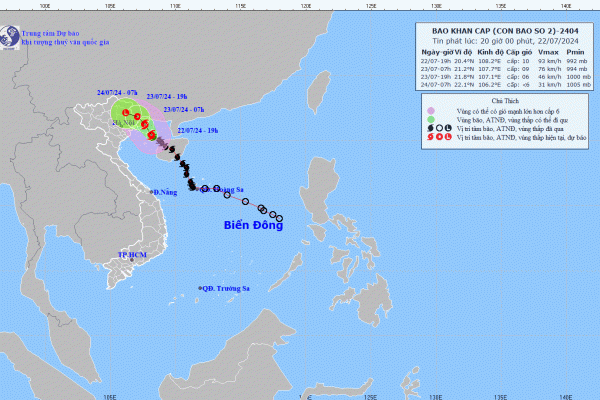 Bão số 2 áp sát Quảng Ninh, Hải Phòng, gió giật cấp 13- Ảnh 2.