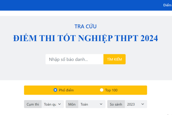 Cách tra cứu điểm thi tốt nghiệp THPT 2024 nhanh nhất- Ảnh 1.