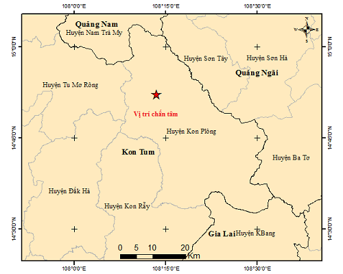 Động đất mạnh 3.3 độ gây rung lắc ở Kon Tum- Ảnh 2.