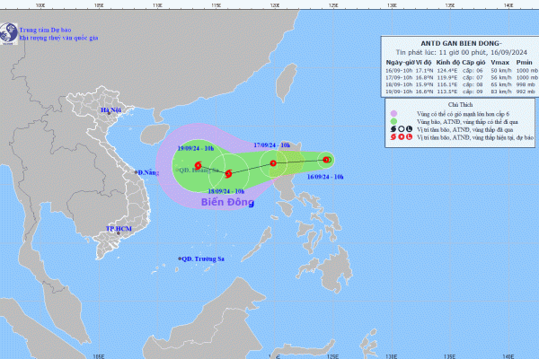 Khi nào áp thấp nhiệt đới sẽ mạnh lên thành bão vào Biển Đông?- Ảnh 2.
