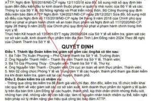 Cảnh báo giả mạo văn bản của Sở Y tế kiểm tra an toàn thực phẩm- Ảnh 1.